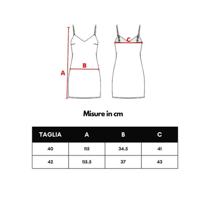 Bicolor Viscose Long Dress