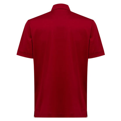 Red Cotton Shortsleeve Shirt
