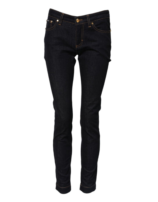 Blue Cotton PRETTY LowWaist Skinny Denim Jeans