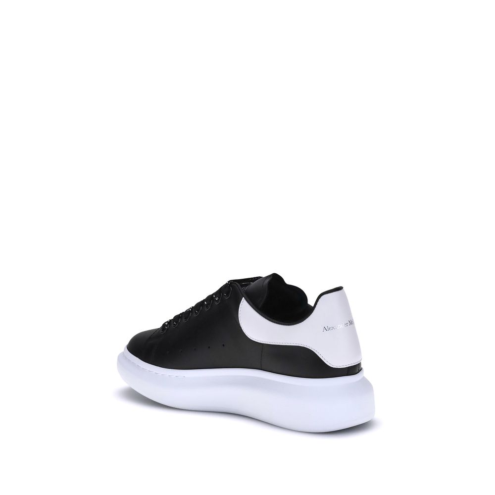 Black Calf Leather Bos Taurus Platform Sneakers