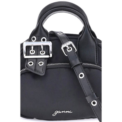 Black Nylon Shoulder Bag