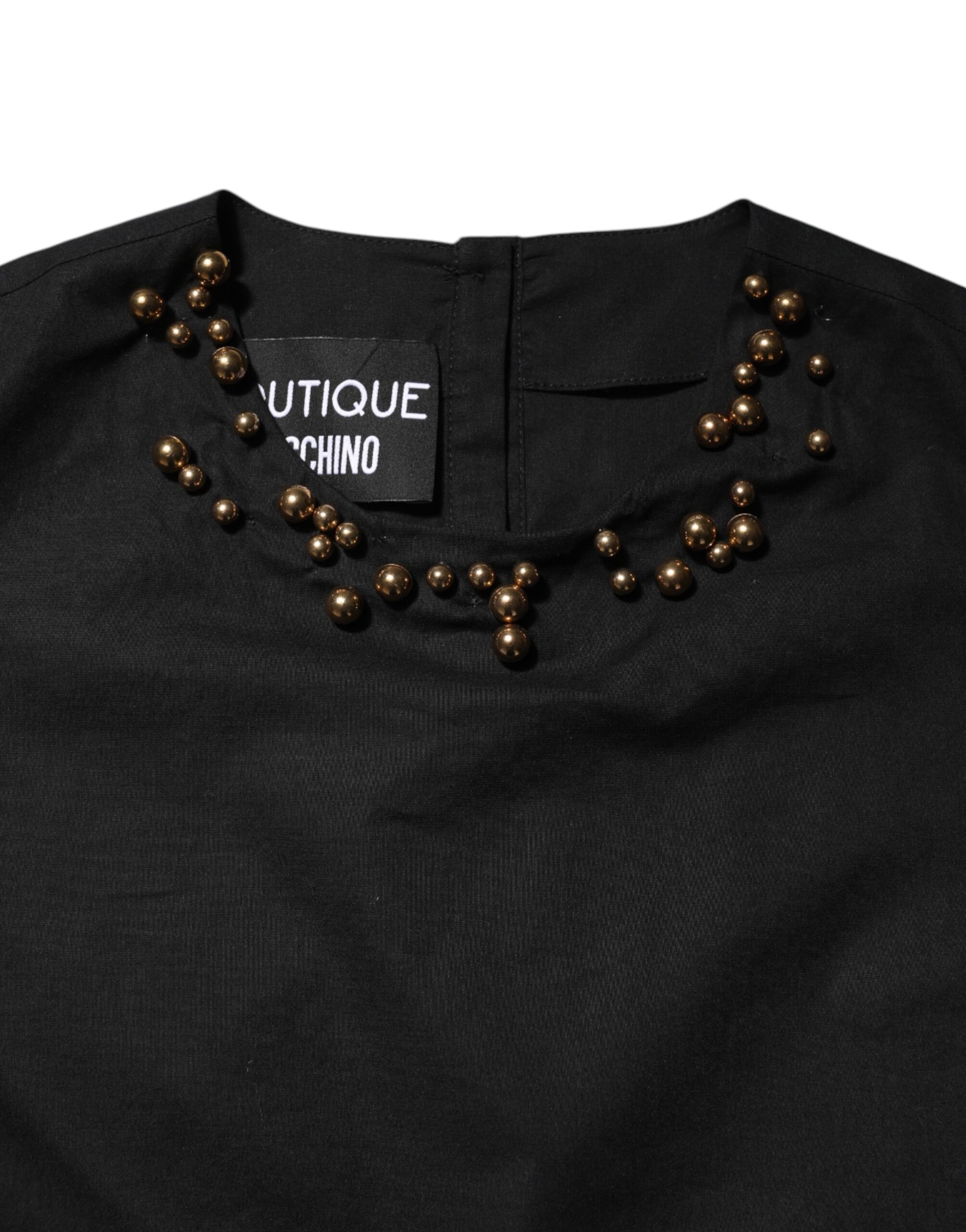 Black Cotton Sleeveless Women Tank T-shirt