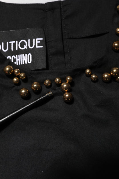 Black Cotton Sleeveless Women Tank T-shirt