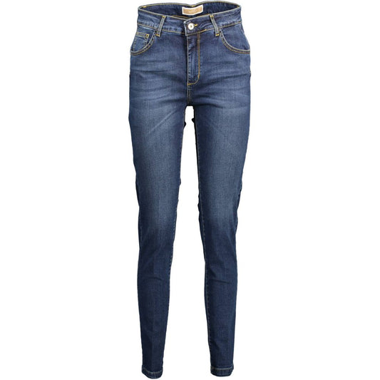 Blue Cotton Jeans & Pant