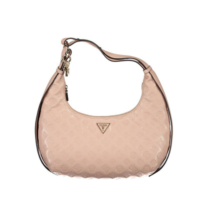 Pink Polyethylene Handbag