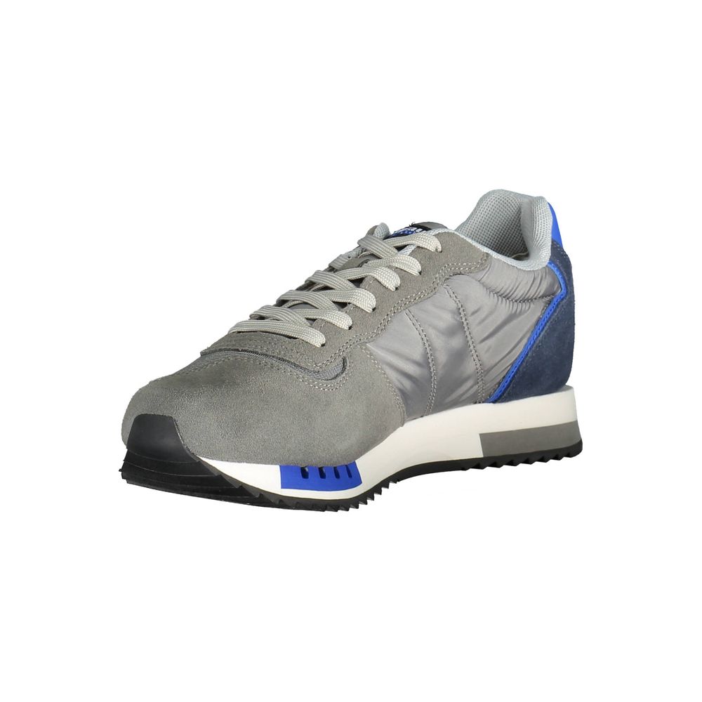 Gray Polyester Sneaker