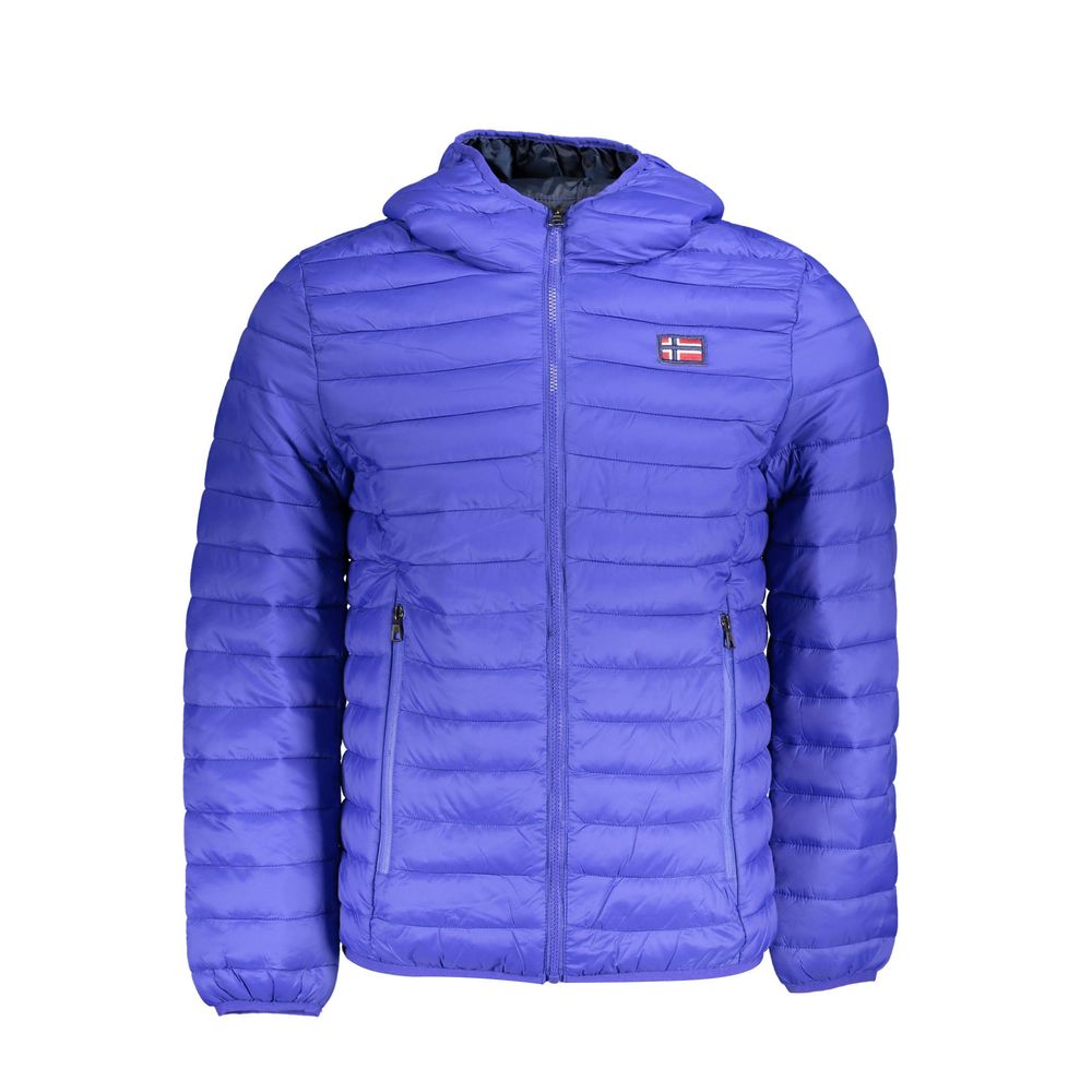 Blue Polyamide Jackets & Coat