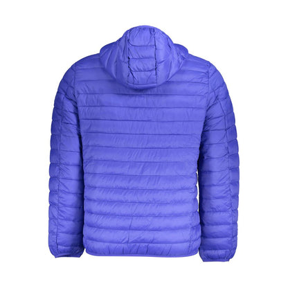 Blue Polyamide Jackets & Coat