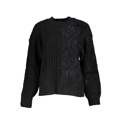 Black Cotton Sweater
