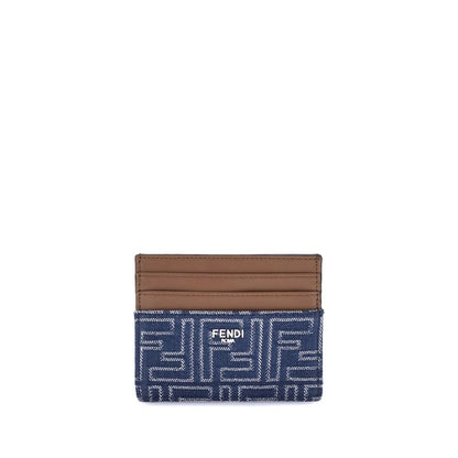 Blue Fabric Wallet