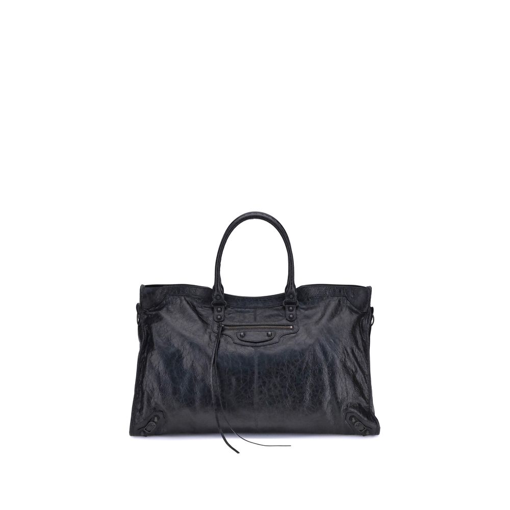 Black Calf Leather Bos Taurus Shoulder Bag