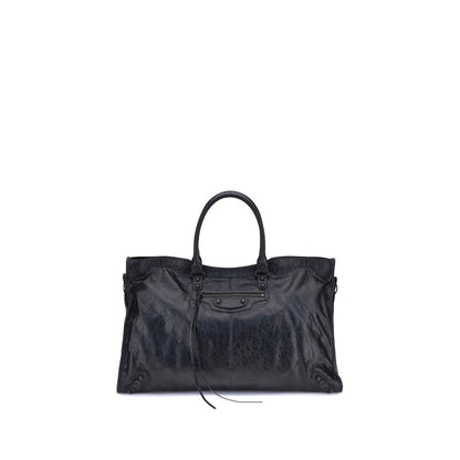 Black Calf Leather Bos Taurus Shoulder Bag