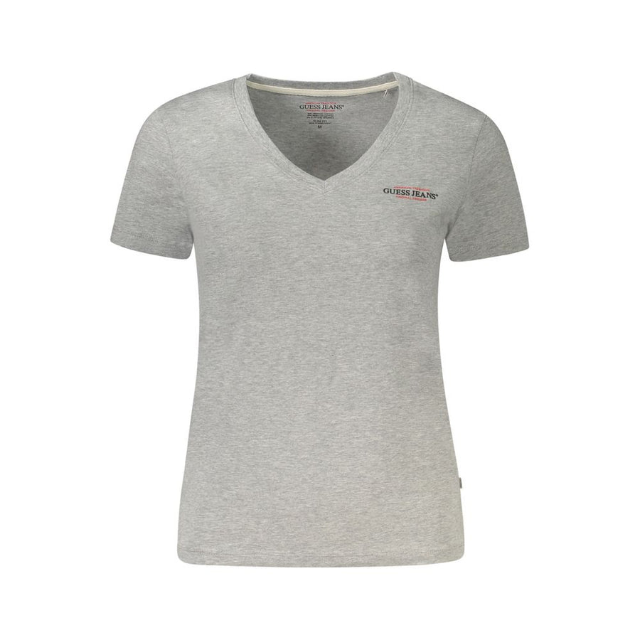 Gray Cotton Women Top