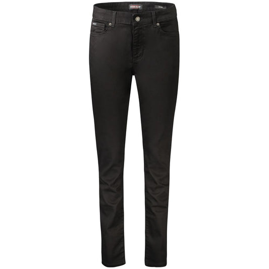 Black Cotton Jeans Denim
