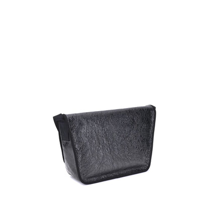 Black Calf Leather Bos Taurus Shoulder Bag