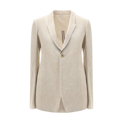 Beige Cotton Blazer