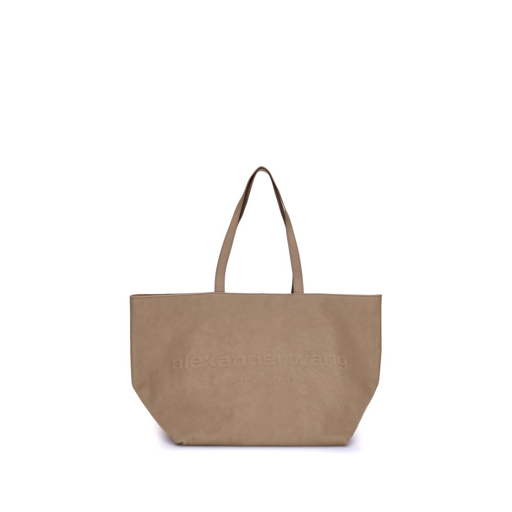 Beige Nylon Shoulder Bag
