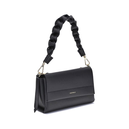 Black Calf Leather Bos Taurus Shoulder Bag