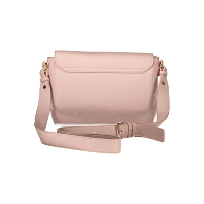 Pink Polyethylene Women Handbag