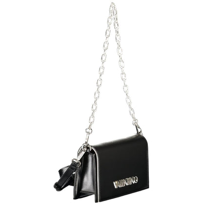 Black Polyethylene Women Handbag
