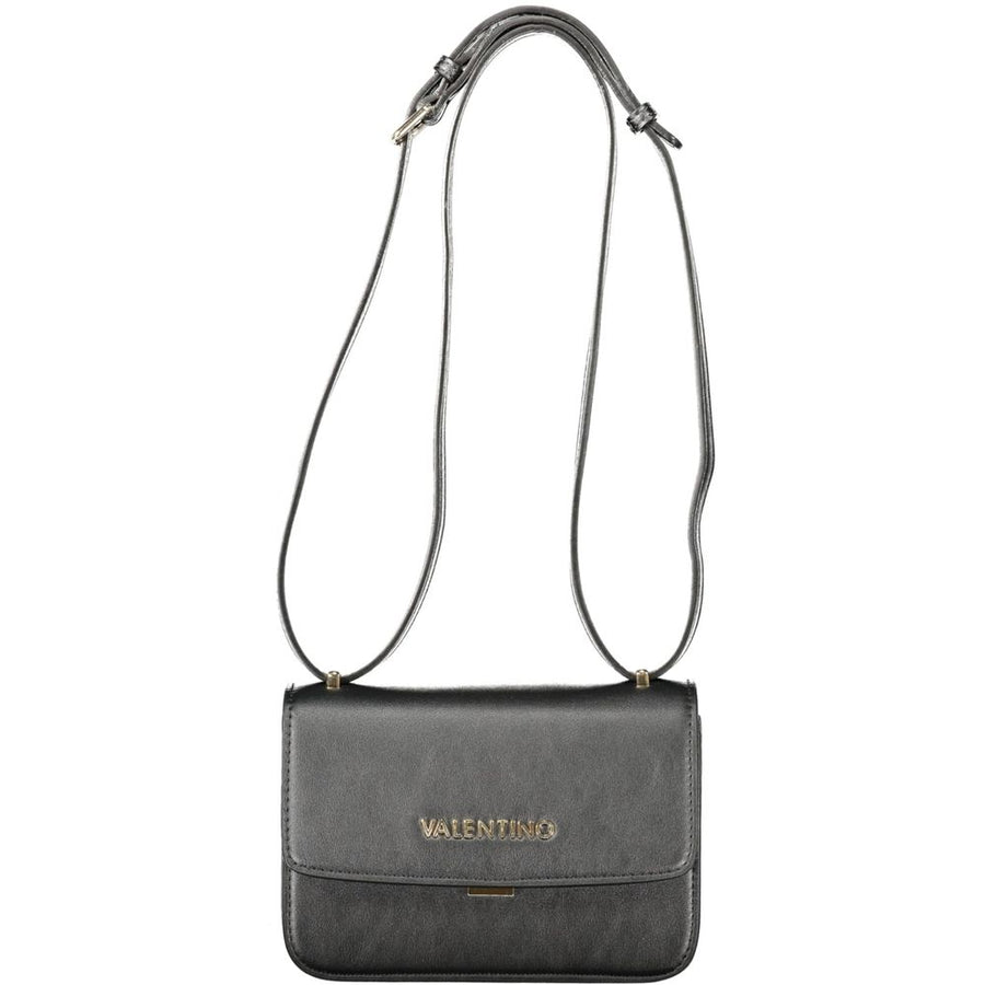 Black Polyethylene Women Handbag