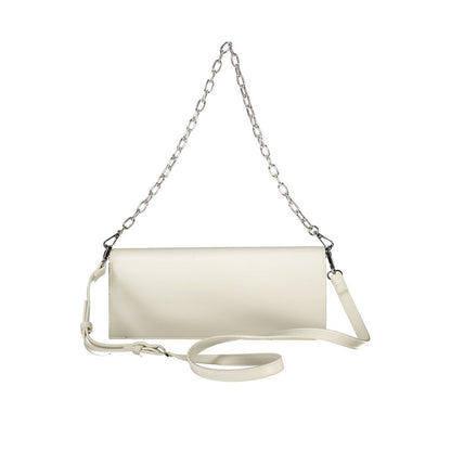 White Polyethylene Women Handbag