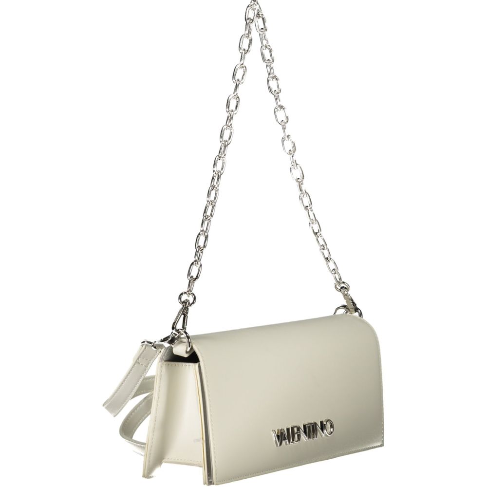 White Polyethylene Women Handbag