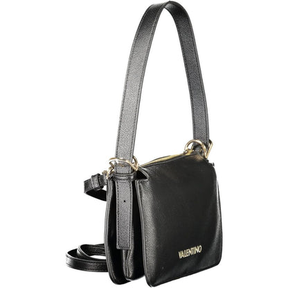 Black Polyethylene Women Handbag