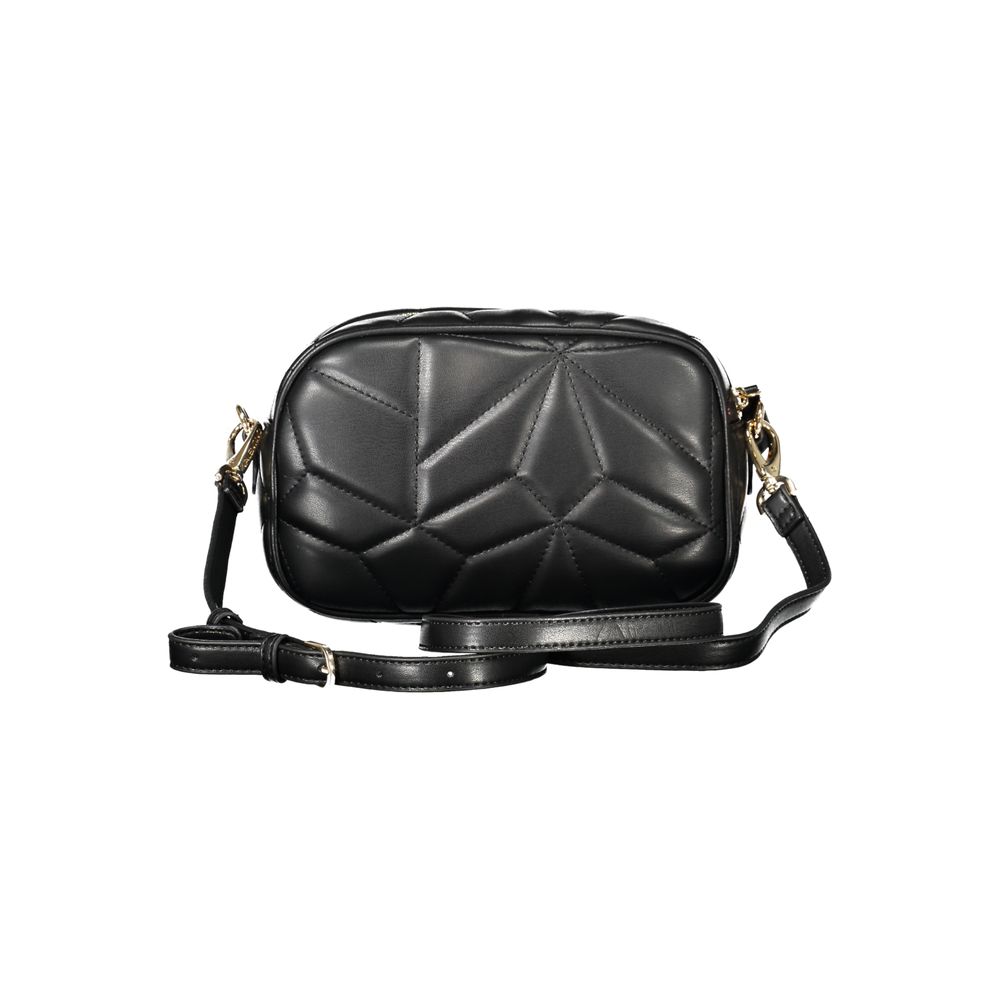 Black Polyethylene Women Handbag