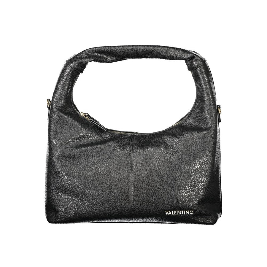 Black Polyethylene Women Handbag