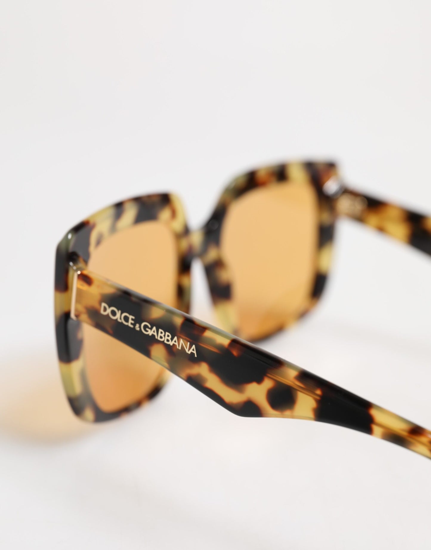 Black Yellow Havana Leopard Square Shades Sunglasses