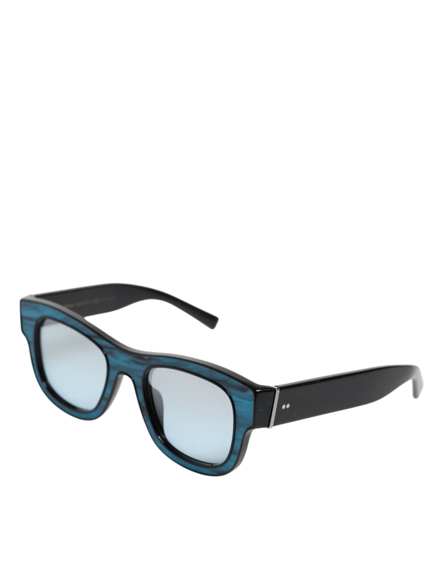 Blue Black Marbled Metal DG2215K Eyewear Sunglasses