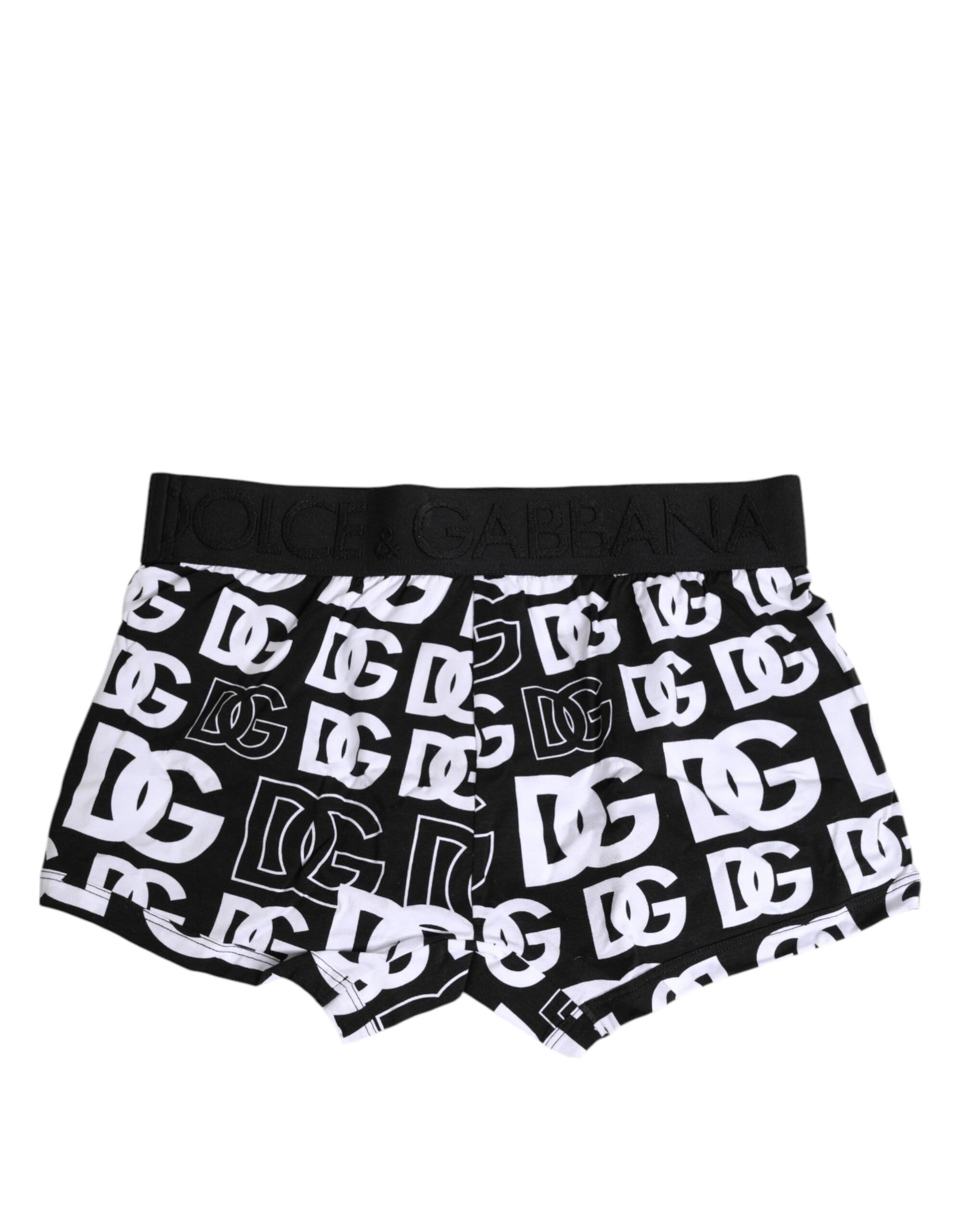 Black Cotton Logo Regular Men Boxer Underwear