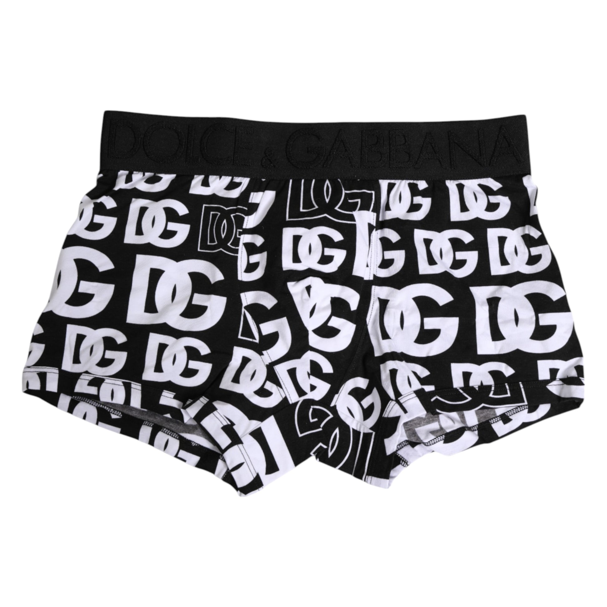 Black Cotton Logo Regular Men Boxer Underwear