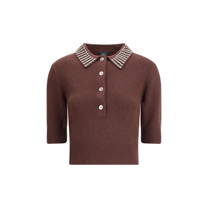 Brown Nylon Sweatshirt