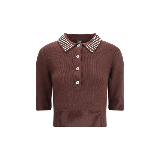 Brown Nylon Sweatshirt