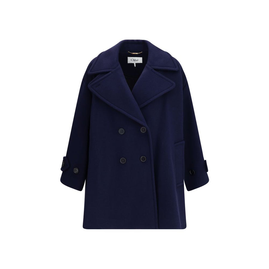 Blue Wool Coat