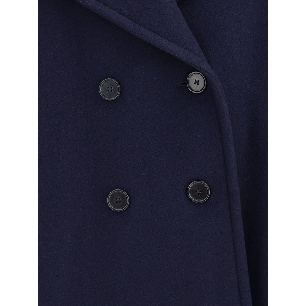 Blue Wool Coat