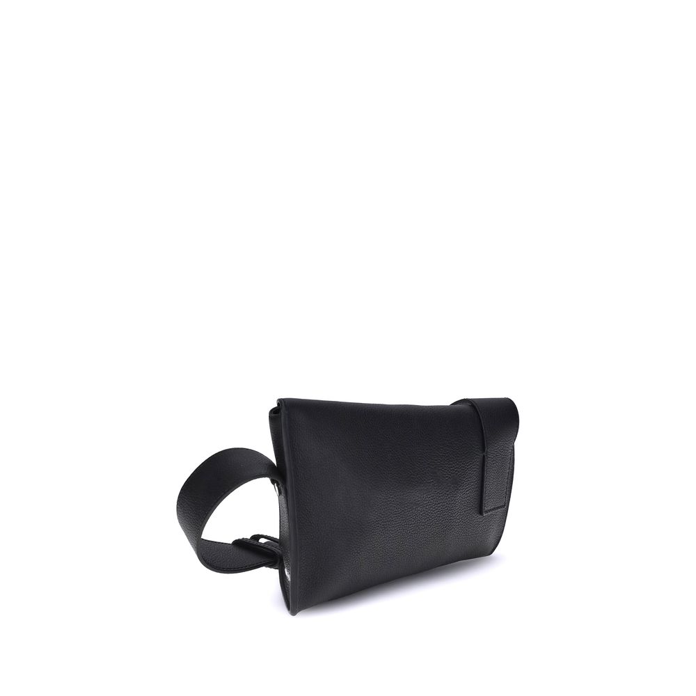 Black Calf Leather Bos Taurus Shoulder Bag