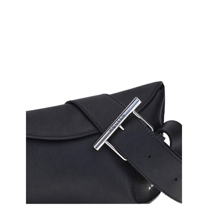 Black Calf Leather Bos Taurus Shoulder Bag