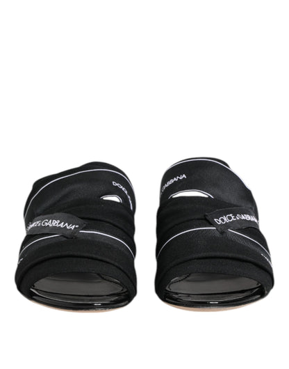 Black Slides Slip On Sandals Shoes