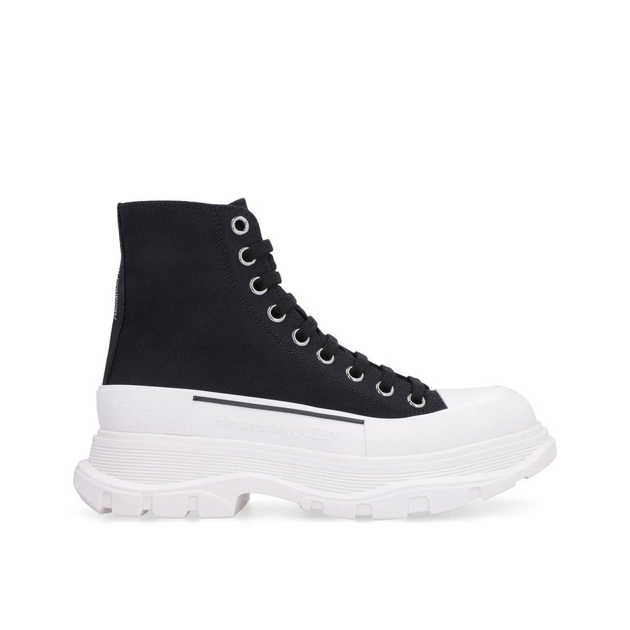 Black Canvas High Top Sneakers