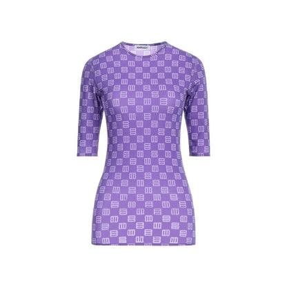 Purple Elastane T-Shirt