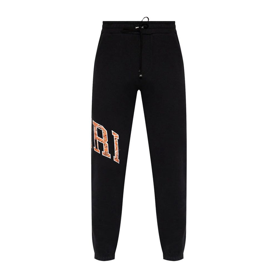 Black Cotton Joggers (Workout Pants)