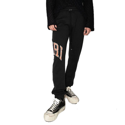 Black Cotton Joggers (Workout Pants)