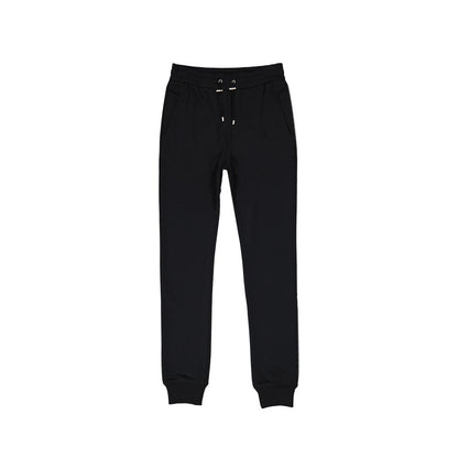 Black Cotton Joggers (Workout Pants)