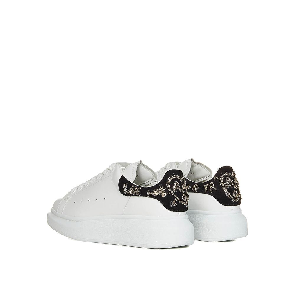 White Calfskin Chunky Sneakers