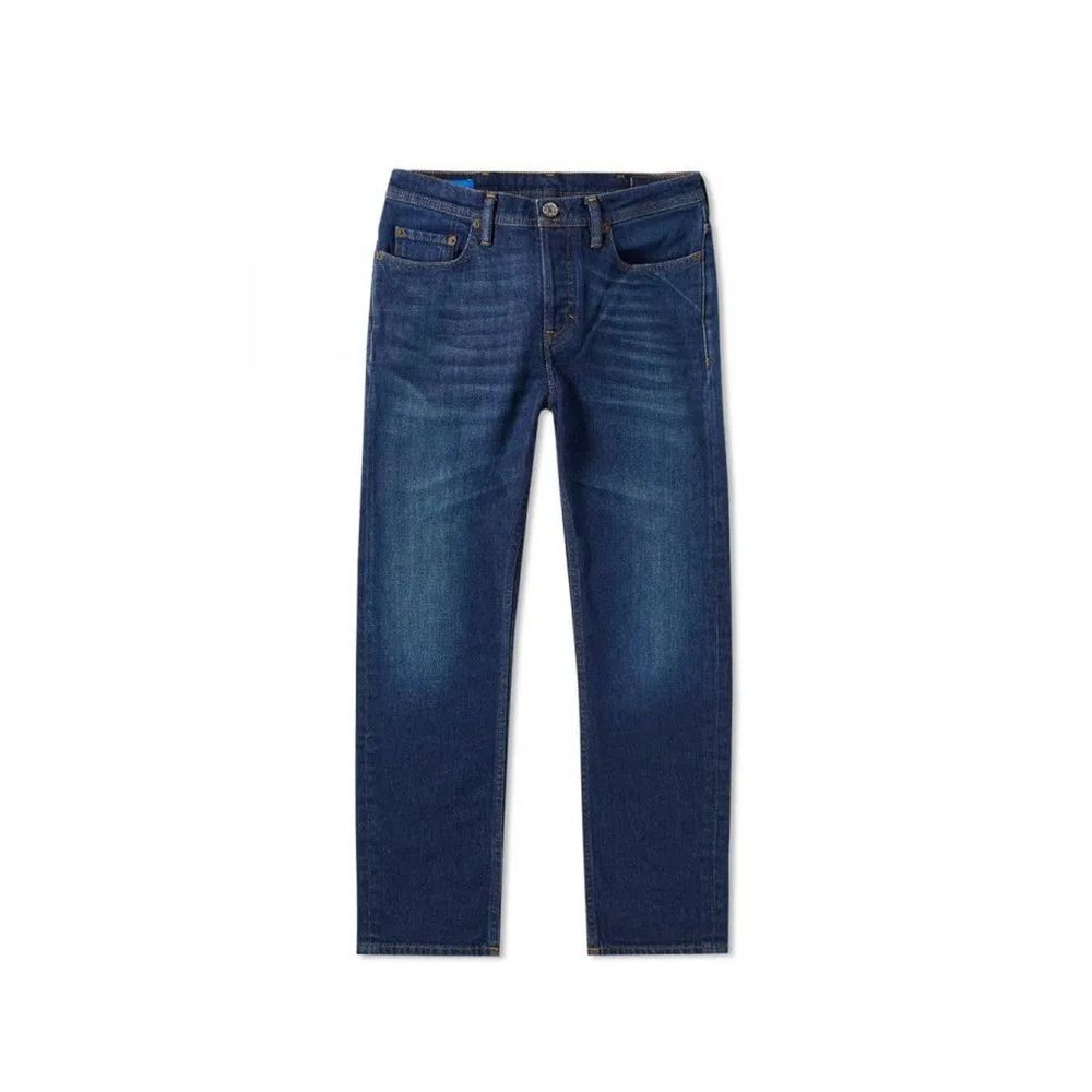 Blue Cotton Skinny Jeans
