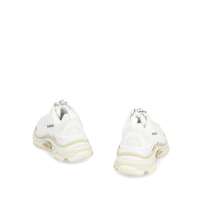 White Calfskin Chunky Sneakers