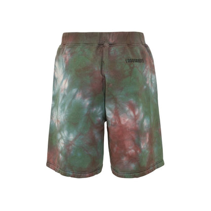Green Cotton Shorts